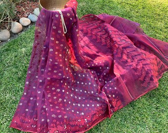 Dhakai Jamdani Saree Etsy