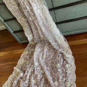 Designer Net Silk Saree || Party Wear Saree || Stone Work Saree || Dusty Pink Trendy Saree || Piran USA Closet || Saree Ships From USA ||