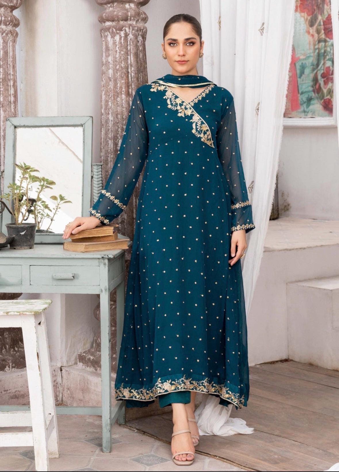 sachin and babi light blue dress Fuchsia Bridesmaid Dresses