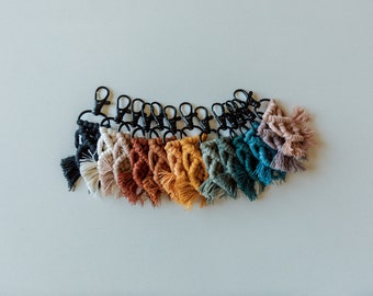 Mini Macrame Keychain | Macrame Keyring