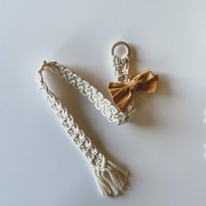 Macrame Bow Holder | Bow Storage | Nursery Decor