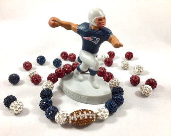 Patriots Football Bracelet