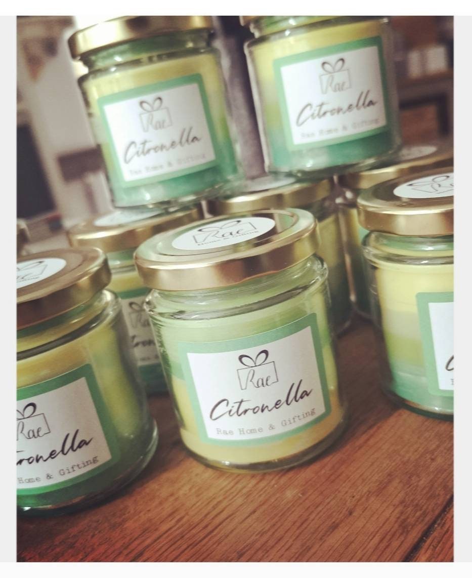 Citronella Garden Candles Etsy
