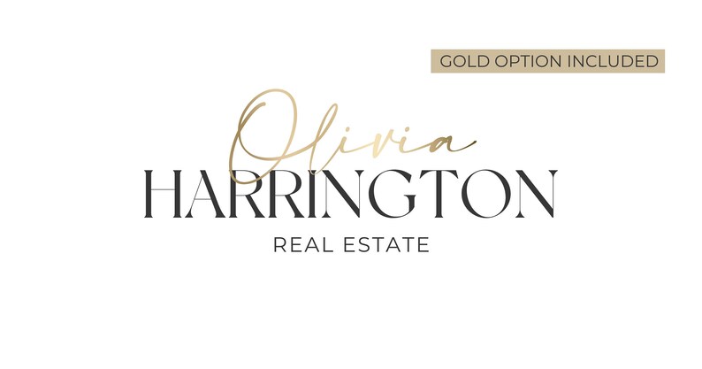 Premade Name Logo Design for a Realtor, Real Estate Agent, Business ...