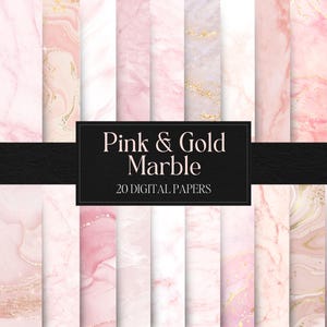 pink gold marble backgrounds