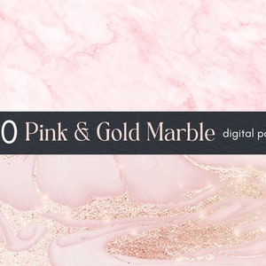 Rose Gold Marble Texture