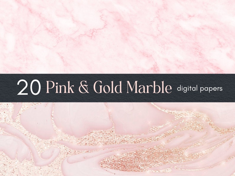 Rose Gold Marble Texture