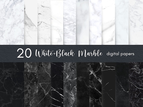 Marble Digital Paper Marble Background White Marble Black Etsy Marble Digital Paper Marble Background White Marble Black Etsy