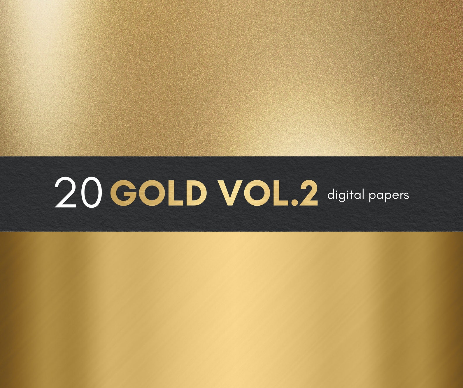20 Gold Vol.2 Digital Paper, Gold Metallic Digital Backgrounds, Gold ...