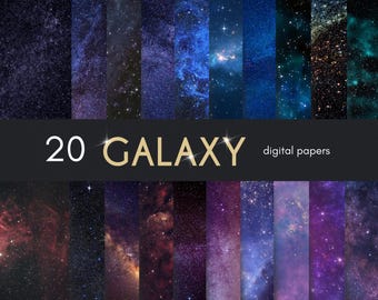 Digitalt papper för galaxstjärnor, rymdbakgrund, kosmiskt papper, natthimlens stjärnor, stjärnplaneter, digital textur för stjärnstoft, rymdklippbok