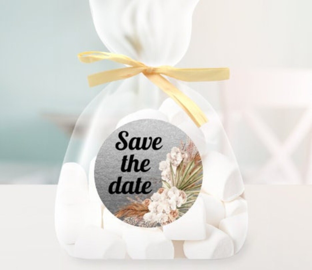 Save The Date Wedding Envelope Seals - TownStix