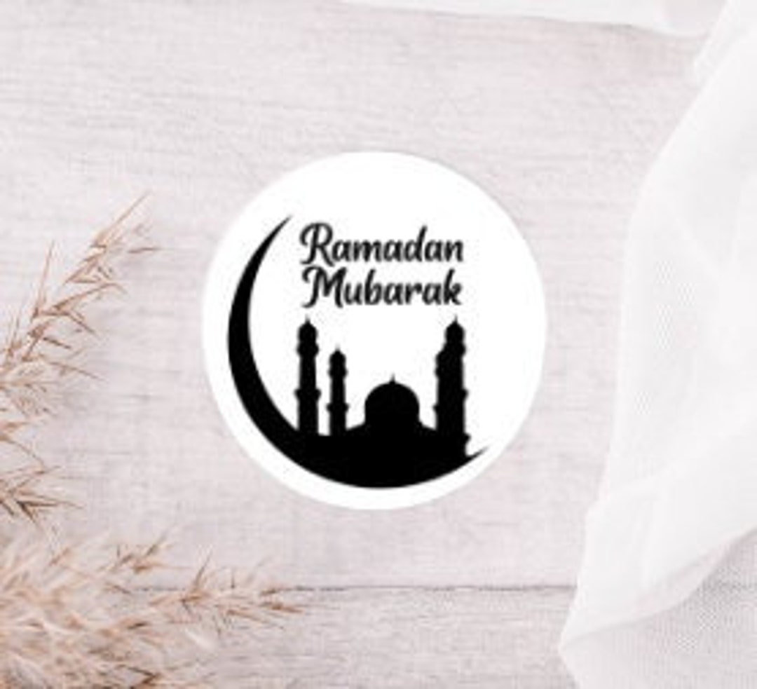 192 Stück 3.8cm Eid Mubarak Aufkleber Ramadan Geschenkaufkleber