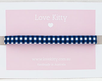 Prince William Cat Collar - Australian Made, Luxury accessory, Safety Release clasp, Customisable, Handmade, Kitten , Adult