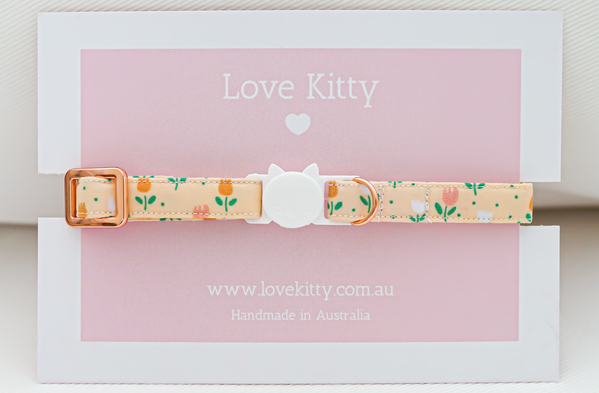 My Little Tulips Cat Collar Australian Made Luxury Etsy