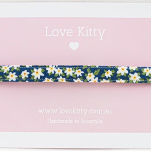 Princess Jasmine Cat Collar - Australian Made, Luxury accessory, Safety Release clasp, Customisable, Handmade, Kitten , Adult