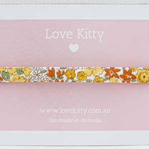 Country Bumpkin - Australian Made, Luxury accessory, Safety Release clasp, Customisable, Handmade, Kitten , Adult