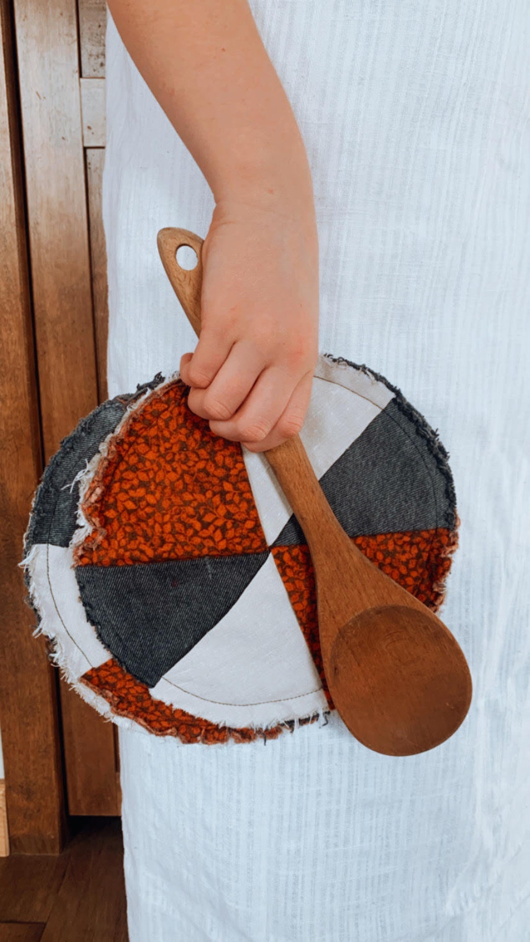 Denim Potholders,set of 2 Hot Pads,recycled Jean Potholders,denim