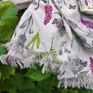 Linen throw | linen couch blanket | garden blanket | large linen towel | home decor | home staging | 100 % linen | gift