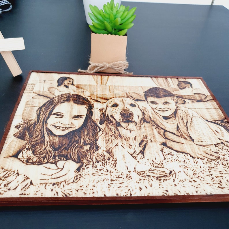 Custom Wood Burning Photo Wood Burned Picture Wood Burned - Etsy