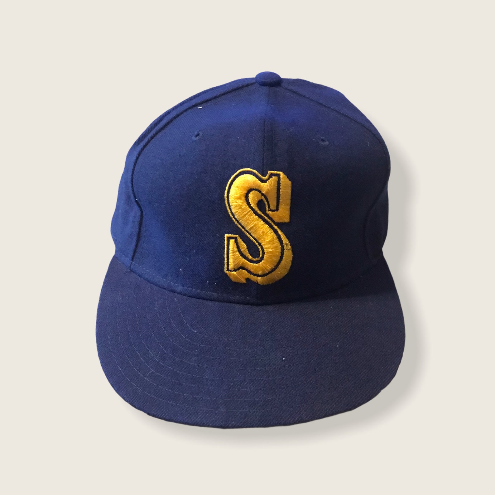 Vintage Seattle Mariners Fitted Hat size 7 Etsy