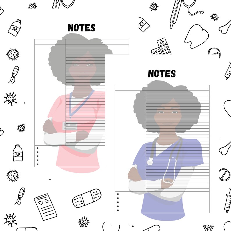 Nurse Report Notebook Printable Report Book Gift for Etsy