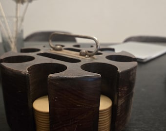 Vintage Poker Set with original top