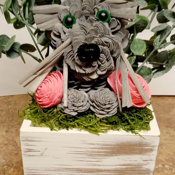 Dog Flower Arrangement Gift