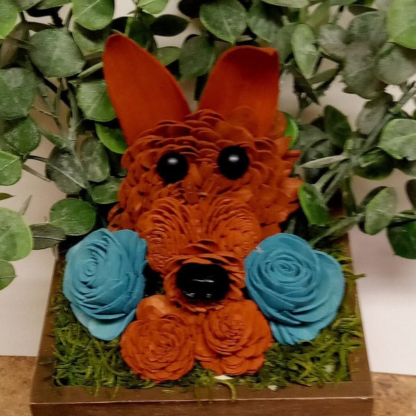 Dog Flower Arrangement Gift