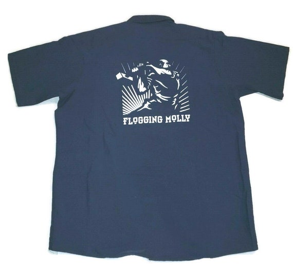 Flogging Molly Mechanic Large Shirt