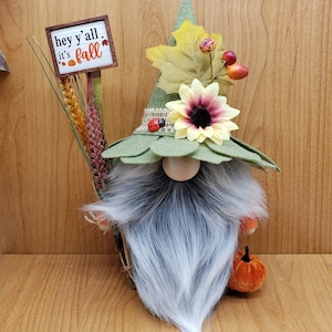 Fall Gnome, Harvest Gnome, Farmhouse Gnome, Fall Thanksgiving Holiday Decor