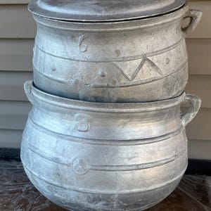 Traditional handmade Cooking Pots from West Africa, Dadesen, Iron Cook pots (sizes 6-12)