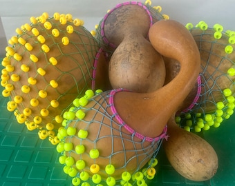 Natural Hand-made calabash shekereh