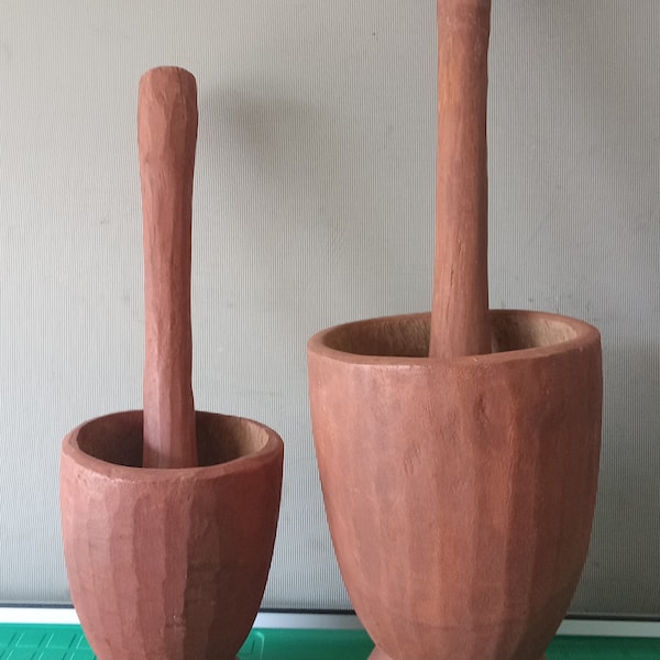 Fufu Mortar and Pestle Etsy
