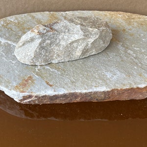 Handmade Natural Stone Grinder: Traditional African Herb Mill