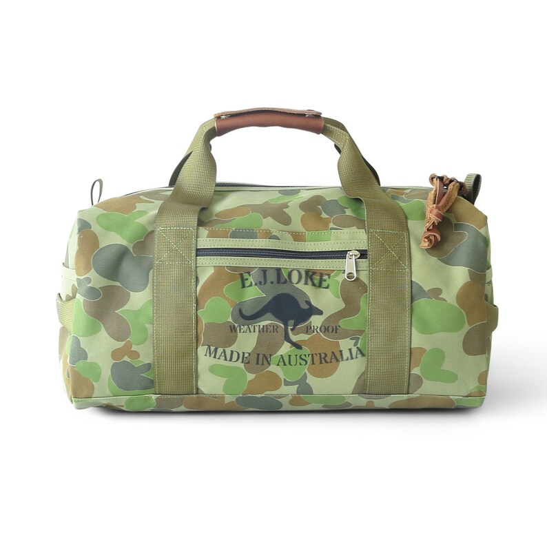 AusCam Camo Canvas Duffle Bag weekender gym bag . duffel Etsy