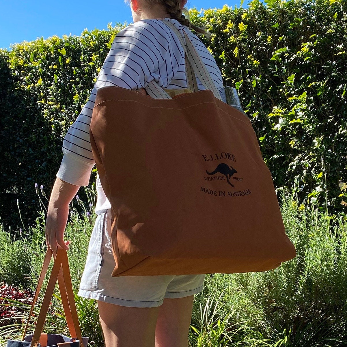 LXqlSS Canvas-Tragetasche Mit Musiknoten - Große Damen Arbeitstasche 38x27cm