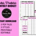 Cute Printable Monthly Budget Template, Printable Monthly Budget ...