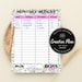 Cute Printable Monthly Budget Template, Printable Monthly Budget ...