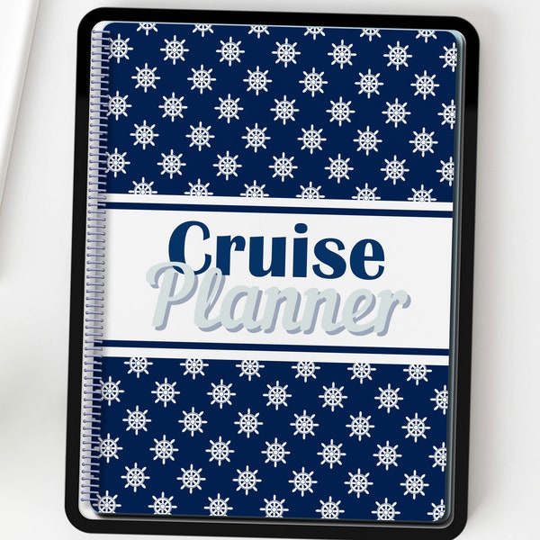 Digital Cruise Vacation Trip Planner Checklist, Digital Tablet Travel Planner, Cruise Journal, Vacation Planner, Goodnotes Cruise Planner
