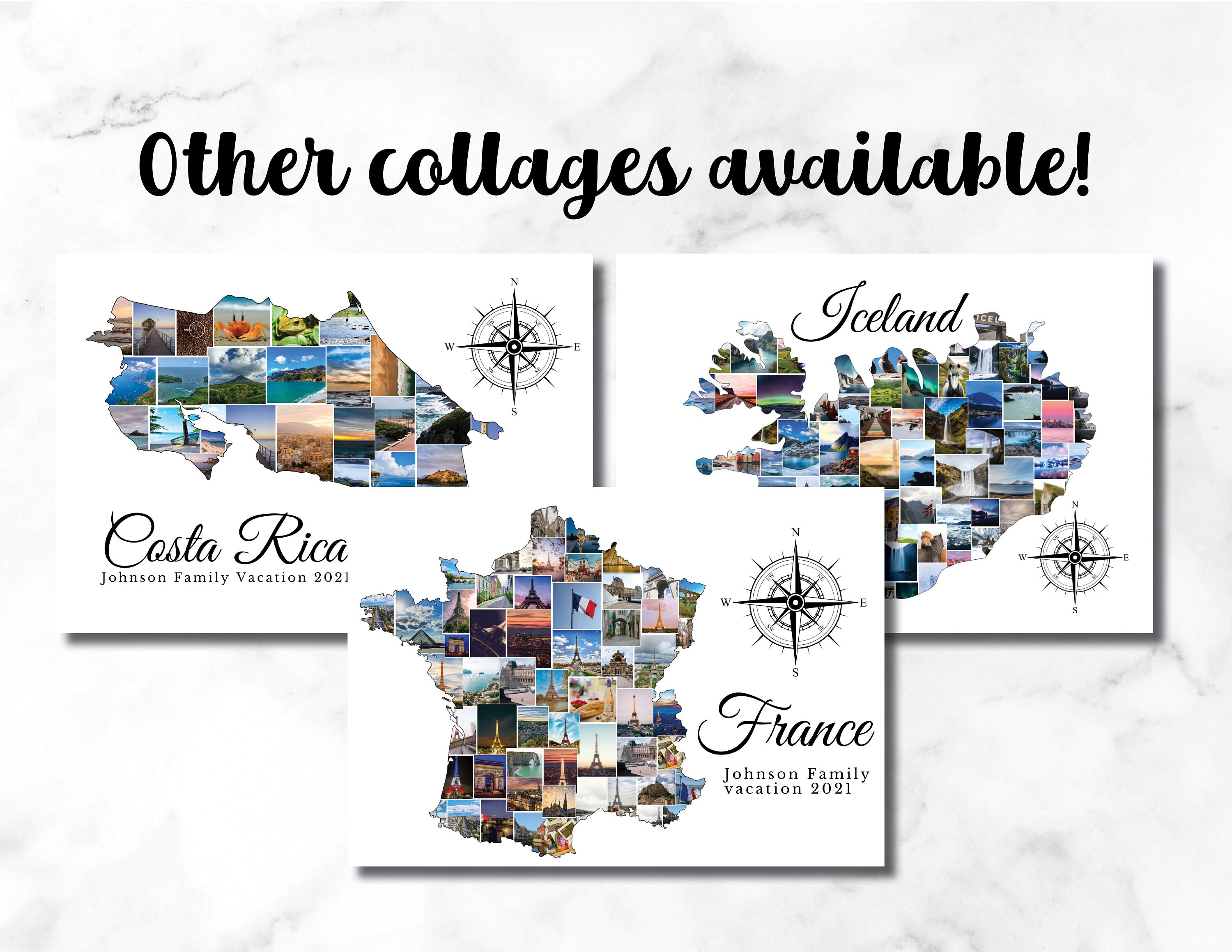 Personalized California State Map Photo Collage Gift, Custom Photo Collage  California Map - Stunning Gift Store
