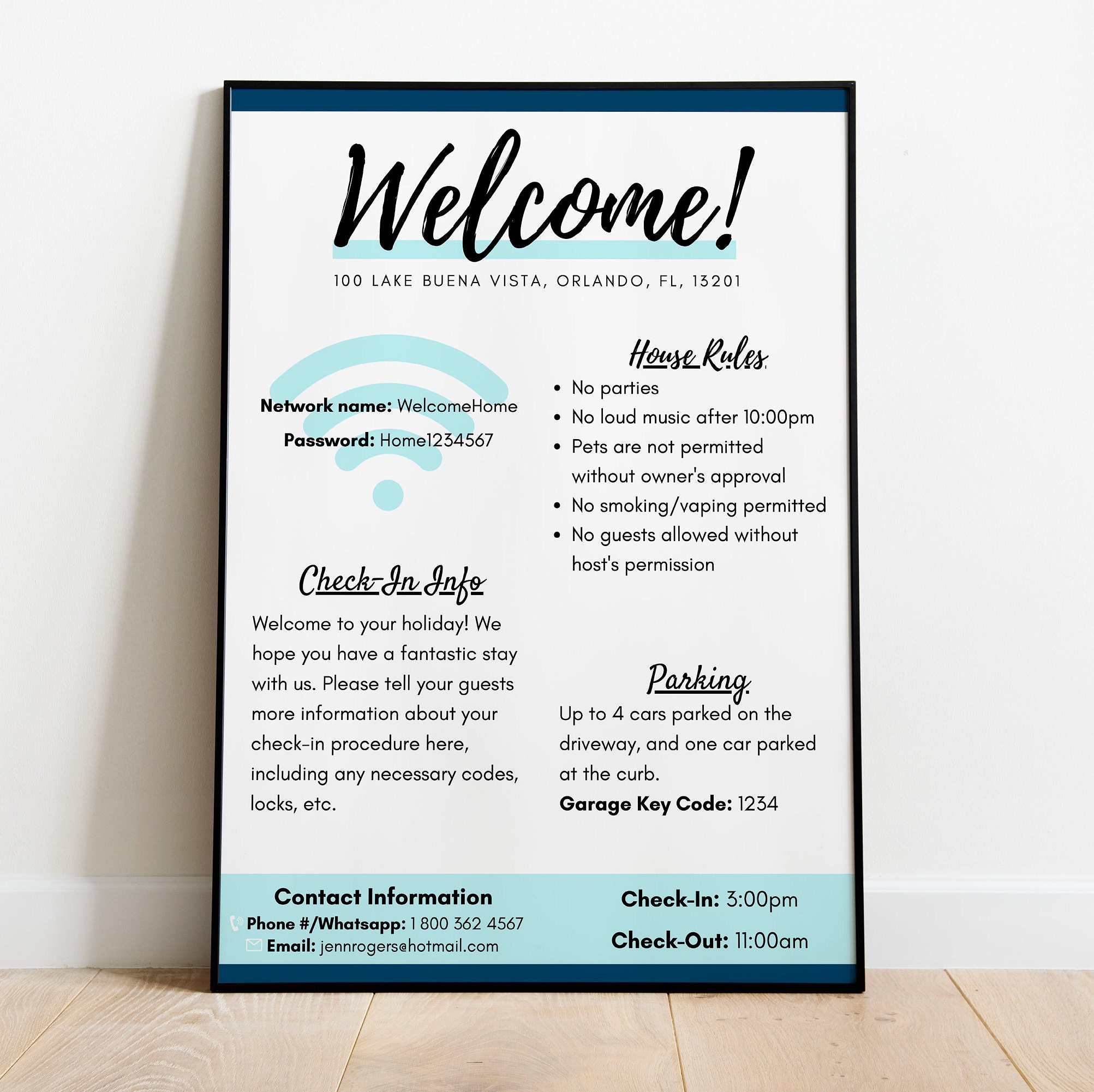 Welcome Airbnb Template