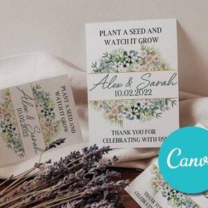 Custom Wedding Seed Gift Packet Favors Envelope, Cheap Seed Packet Favours, Personalized Wedding Seed Packet Favors, Bridal Shower Favours