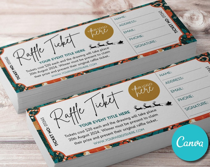 Snowflake Raffle Tickets This item is unavailable - Etsy