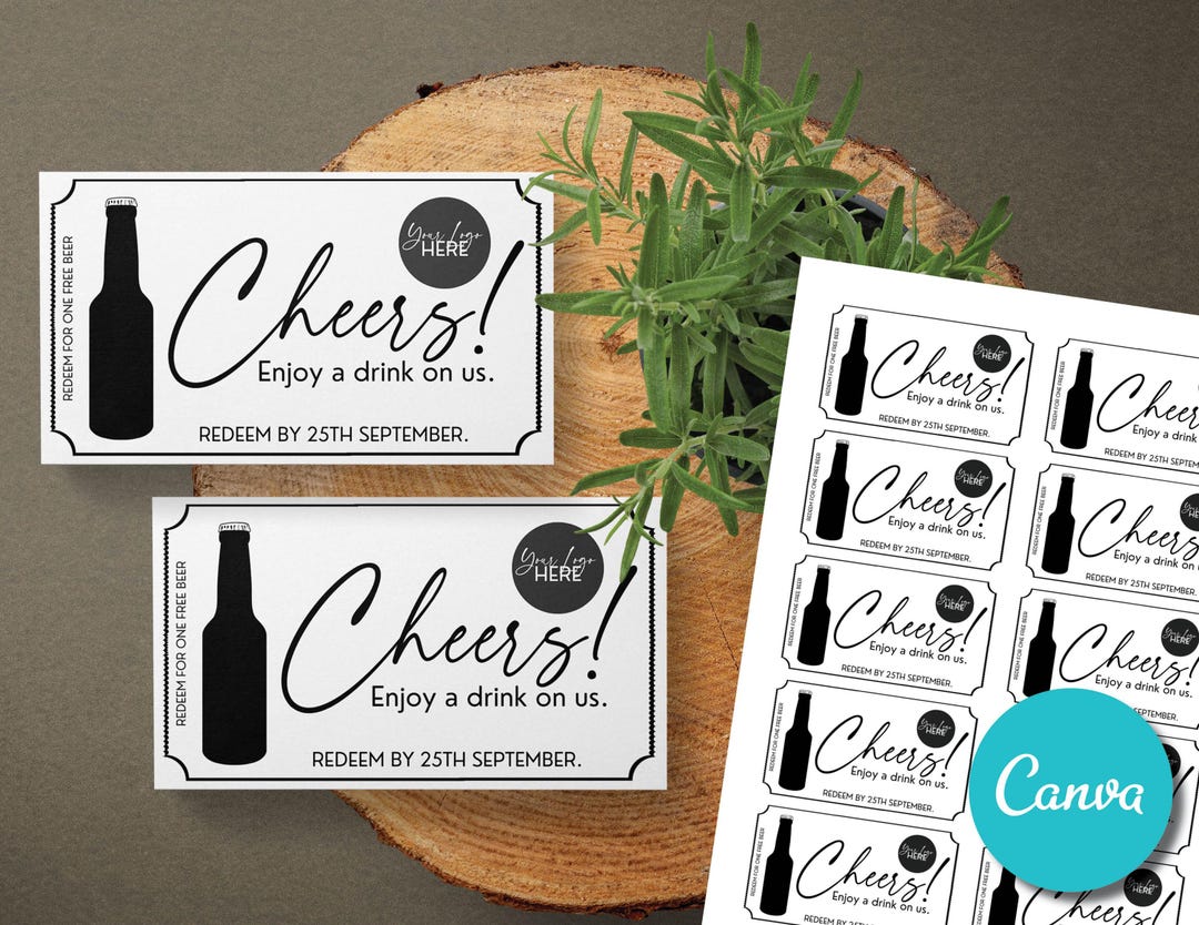 editable-free-beer-golf-drinks-ticket-template-voucher-coupon-custom