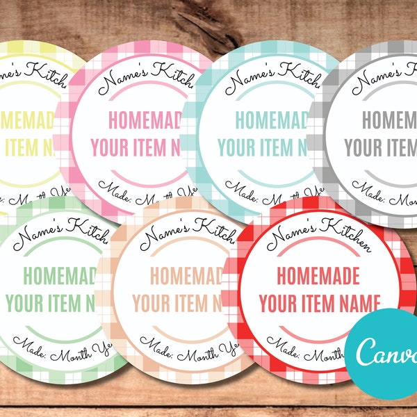 Editable Canning Jam Jar Preserve Labels, Mason Jar Printable DIY Honey Label, Printable DIY Jar Label, Editable Canning Label, Lid Sticker