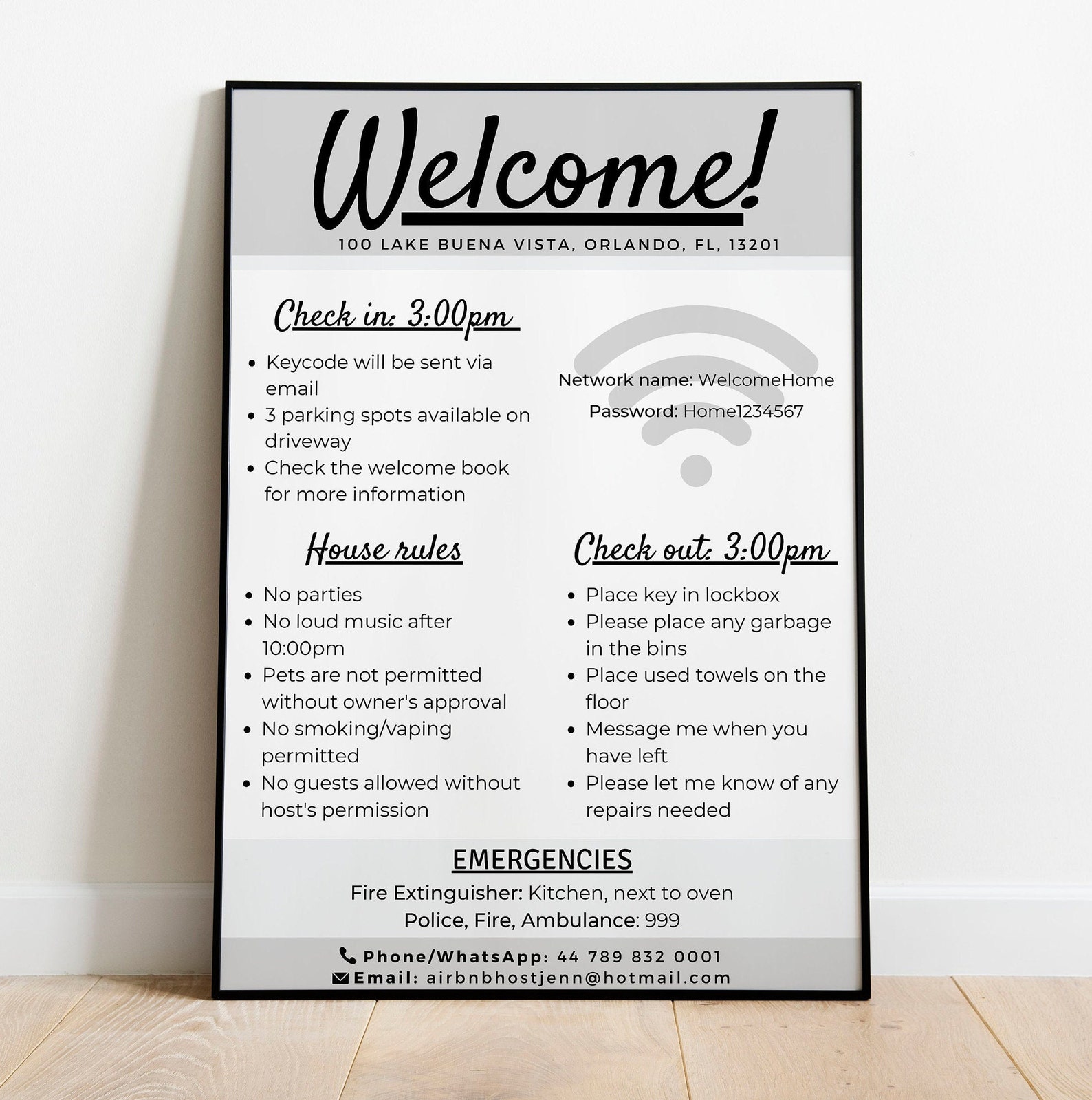 airbnb-welcome-sign-template-airbnb-poster-editable-host-info-etsy