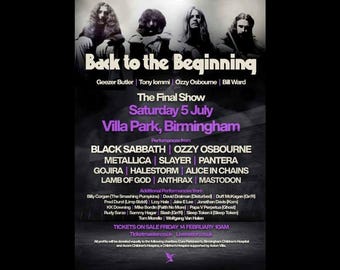 Black Sabbath "Back To The Beginning Live" ¡Set de 6 CD/Espectáculo completo/Versión en audio!