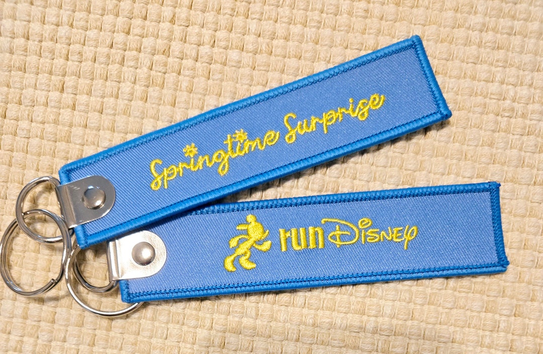 NEW!! Run Disney Key Chain- Springtime Surprise - Etsy