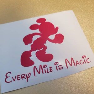 Run Disney Decal - Every Mile is Magic