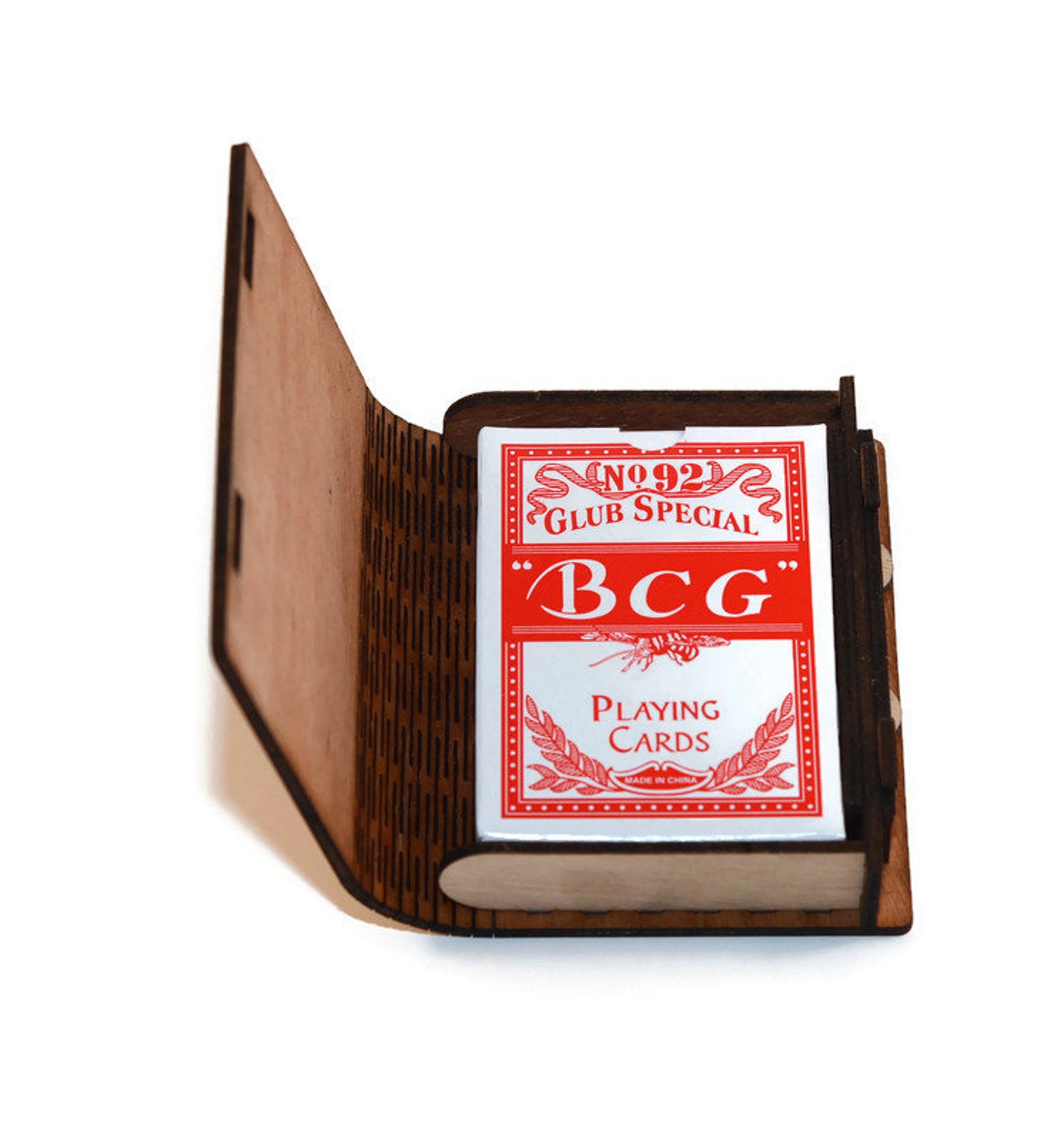 Personalized, Laser Cut Playing Card Box Etsy